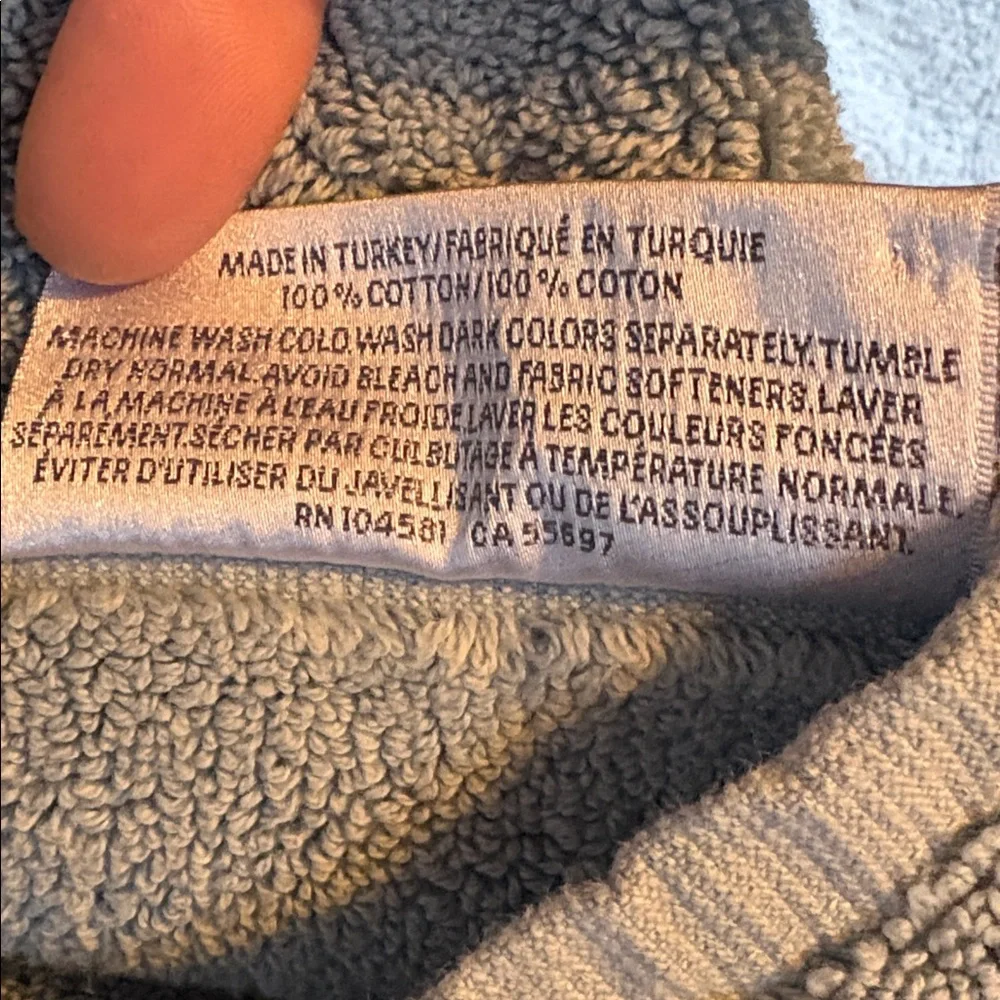 Restoration Hardware French Blue Bath Hand Towel